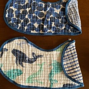 Aden & Anais burpy bibs -set of 2
